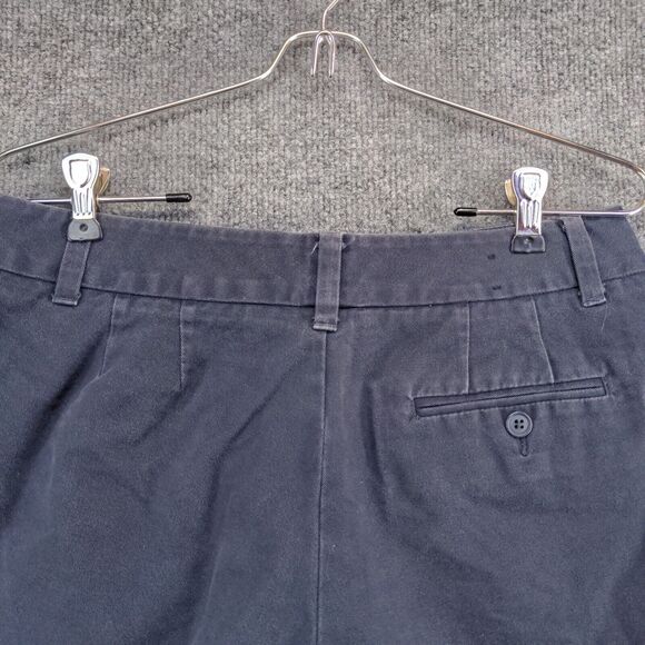 GAP Factory Store Womens Chino Shorts Blue Size 8 Cotton Slash Pockets - Picture 8 of 10